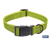 Collar Reflectante para Perros | Color Verde | Talla M (12 a 20 kg)