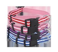 Collar Reflectante para Perros, con Ajuste fácil, Material Impermeable y Clip de Seguridad; Ideal para Paseos nocturnos y Seguridad Canina.