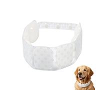 Collar refrigerante para perro - Enfriador de cuello ajustable | Manguito | Cuello de enfriamiento ajustable con inserto de tubo de hielo; comodidad ligera y reutilizable para perros y gatos en verano.