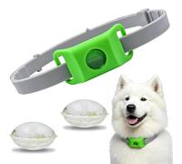 Collar Repelente de Insectos, Repelente de Pulgas para Perros, Collares Anticarrapatas para Perros, Antipulgas para Perros, Antipulgas Perros, Garrapatas y Mosquitos, 12 Meses Protección (Verde-B)