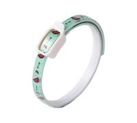 Collar repelente de perros ajustable e impermeable con tratamiento repelente natural para perros pequeños, medianos y grandes con clips seguros y diseño impreso duradero (verde)