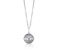 Collar Roberto Giannotti de plata con circonitas y esfera - Llamador de ángeles - SFA148