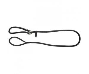 Collar ROMA de Cuero Redondo con Redondez - Color: Negro