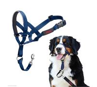 Collar Ronzal HALTI - para Evitar Que tu Perro Tire de la Correa, Ajustable con Banda de Nariz Acolchada. Adiestramiento canino antitirones Collar para Perros Grandes (Talla 4, Azul Cobalto)