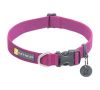 RUFFWEAR Collar de Perro ultrafuerte y Ligero, Anillo fijación de Plomo de Aluminio y Hebilla de liberación Lateral, 14"-20"
