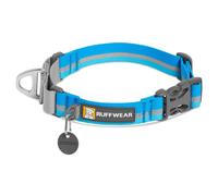 RUFFWEAR Collar para Perros Web Reaction de Tejido Técnico, Collar Martingale Ajustable - Azul Noche, 23” - 26” (58,5-66 cm)…