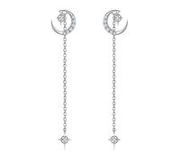 , Collar S925 para Mujer, Cadena de clavícula con Estrella de Japón y Corea del Sur, Collar Sencillo, Pendientes, grifos para el hogar