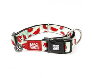 Collar Sandías con placa identificativa para perro - Max & Molly - Tamaño: XS