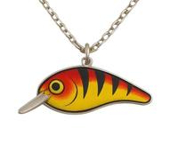 Collar Señuelo De Pesca Colgante Con Dije Hecho A Mano Colorido Y Ligero