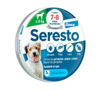 Collar Seresto para Perros: Protección Total 8 Meses Menos de 8 kg - 2 unidades