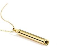 Collar silbato, entrenador de respiración, dispositivo de reducción de estrés, herramienta de alivio de ansiedad, regula la respiración, reduce la frecuencia cardíaca, portátil, adecuado para adultos