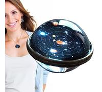 Collar solar - Collar con colgante, collar con cielo estrellado Diferentes aspectos estéticos, diseño del planeta del solar para ropa de todos los días, bailes, citas