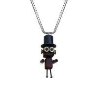 Collar Steampunk Robot Joyería de Cuello de Madera Moderna