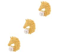 Collar Sweater Decorative Metal Lady Brooch Aesthetic for Suit Women Clothes Pin Gold Zinc Alloy