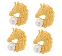 Collar Sweater Decorative Metal Lady Brooch Aesthetic for Suit Women Clothes Pin Gold Zinc Alloy
