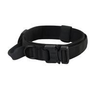Collar Táctico Militar Ajustable De Nailon para Perros Pastores, Labradors, Bulldogs, para Exteriores, Perro, Caza, Acampada, Entrenamiento,Negro,Metro