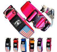 Collar táctico para perro de 5 cm de ancho, grueso, estilo militar resistente con hebilla de metal, ajustable para razas medianas y grandes, equipo de entrenamiento K9 duradero con área de parche