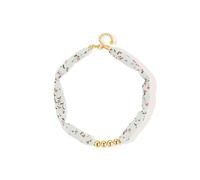 Collar tipo bufanda con abalorio, bandana, flor, azul, negro, delicado, collar de declaración, accesorios, vestidos de mujer, regalos de Navidad, Large, Zinc, No es una piedra preciosa