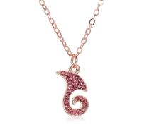 Collar versátil de moda con diseños de Nezha, decoración tanto para hombres como para mujeres, mejora cualquier atuendo, cadena ajustable, Rose Red, como se describe, como se describe
