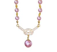 Collar versátil de perlas de longitud ajustable para mujer, elegante cadena de cuello para uso diario, joyería para cumpleaños, bodas, fiestas, talla única, como se describe, 1