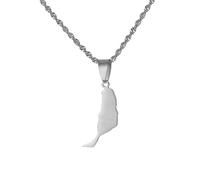 Collar Vintage con Mapa De Fuerteventura: Cadena para Suéter con Colgante De Color Sólido A La Moda, Gargantilla Étnica Ajustable para Parejas, Regalo De Joyería para Hombres