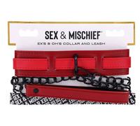 Collar Y Correa De E X's Y Oh's