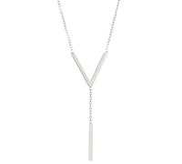 Collar y de Cruz dorada de 14K joyas de Cruz religiosa de semana santa joyas sensuales de cadena de clavícula con cadena de flujo-D-silvery