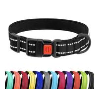 CollarDirect Collar reflectante para perros pequeños, medianos y grandes, con cierre rápido, 48 variedades, nailon resistente al agua