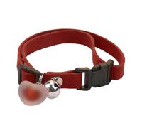 Collares básicos para perro, collares de felpa con forma de corazón para mascotas con campana, collar reflectante ligero y ajustable para gatos y perros, bonito diseño de flores para caniches, huskies