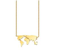 Collares Colgantes Con Mapa Del Mundo En Forma De Globo Para Mujeres Y Hombres Gargantilla Con Dijes Del Día De La Tierra A La Moda Joyería Étnica Personalizada Con Cadena De Clavícula Amarillo 4