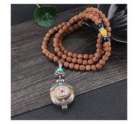 Collares Collar de Cuentas Elefante Cielo Cuenta Ojo Colgante Collar Hecho a Mano Nepal Tibetano Budismo Yoga curación Picante Collar joyería (Size : Style1)