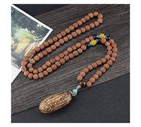 Collares Collar de Cuentas Elefante Cielo Cuenta Ojo Colgante Collar Hecho a Mano Nepal Tibetano Budismo Yoga curación Picante Collar joyería (Size : Style5)