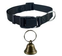 Collares de Cabra con Campanas, Collar de Nylon Ajustable para Mascotas y Anti-perdida Fuerte Bronce pastando Campanas de Cobre Accesorios para pequeños Animales de Granja Oveja Vaca Cabra