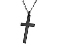 Collares de cadena para hombres, collares cristianos para hombres, colgantes para hombres, collares de cadena cristianos a prueba de óxido - Accesorios para hombres resistentes a la raíz que combinan