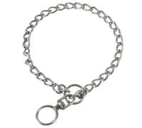 Collares de cadena para perros grandes, collar de cadena de acero inoxidable resistente giratorio de 360 grados, collar de entrenamiento deslizante de metal para perros de raza mediana y grande, color