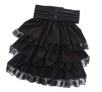 Collares de moda unisex de lujo bordado a mano, elegante boda para maquillaje de personajes históricos y acentos de ropa gótica para cosplay, Negro, Talla única
