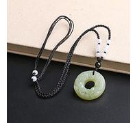 collares de piedra preciosa collar de cristal genuino certificado jadeite de grado un jadeite para mujeres joyas colgantes de piedra para hombres collar de piedras de chakra para hombres péndulum