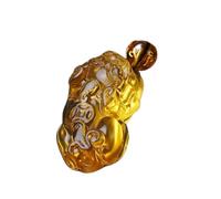 Collares Feng Shui Collar de Cristal curativo Lucky Pixiu con Monedas Antiguas Encanto Blance Collar Cuarzo Amarillo Natural Riqueza Amuleto Atraer Prosperidad Amor Suerte Dinero, Cuerda roja a (Colo