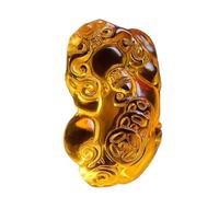 Collares Feng Shui Collar de Cristal curativo Lucky Pixiu con Monedas Antiguas Encanto Blance Collar Cuarzo Amarillo Natural Riqueza Amuleto Atraer Prosperidad Amor Suerte Dinero, Cuerda roja a (Colo