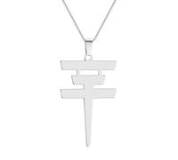 Collares geométricos con colgante de relámpago de | Collares con charm, collares personalizados para mujeres y niños, cadena de clavícula dorado/plata