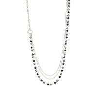 Collares largos de perlas de plata para mujer, cadena larga con cuentas de perlas, collar largo elegante, regalo de joyería para mamá, 82 cm, Perla, No es una piedra preciosa