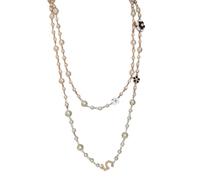 Collares Largos De Perlas Para Mujer - Collar De Perlas Para Mujer | Collars Vintage Des Perla, Collars Des Perla Dee Imitación Largo, Elegante Cadena Dee Per-las D-e Imitación En Capas Paraa Suéter P