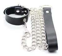 Collares marca OHMAMA OHMAMA COLLAR PARA PENE Y CORREA PIEL CON CADENA METALICA
