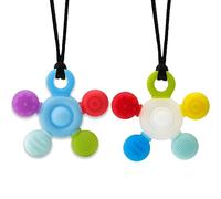 Collares masticables para niños sensoriales, juguetes masticables de silicona Seeway para niños con TDAH, autismo, ansiedad, motor oral, reducen la masticación de adultos y niños