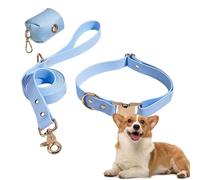 Collares para cachorros - Conjunto de collares para perros, collar para perros y juego de correa | Collares para mascotas ajustables prácticos con soporte de bolsa de , collie