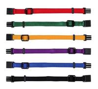 Collares para cachorros junior 22-35 cm/10 mm negro, rojo, azul real, verde manzana, papaya, orquídea