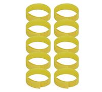 Collares para gallos Anti-Gancho, sin Ruido, 10 Unidades, Ajustables, para Evitar Que los Pollos griten, de Nailon Duradero, 18 x 2 cm, para Aves de Corral. (Tipo estándar)