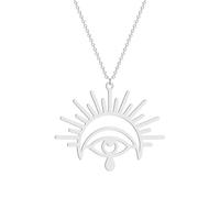 Collares para hombre, collar con colgante de ojo hueco de Horus para mujer, joyería de mitología egipcia, regalo para mamás