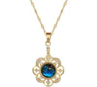 Collares para hombre, exquisitos y modernos, microadornados, magnífico collar estrellado de flores, cadena de clavícula con dije clásico