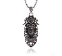 Collares para hombre, mitología griega antigua, dios, rey Zeus, colgante de mitología romana, collar de Júpiter, collar para hombres y mujeres, joyería retro punk, regalo